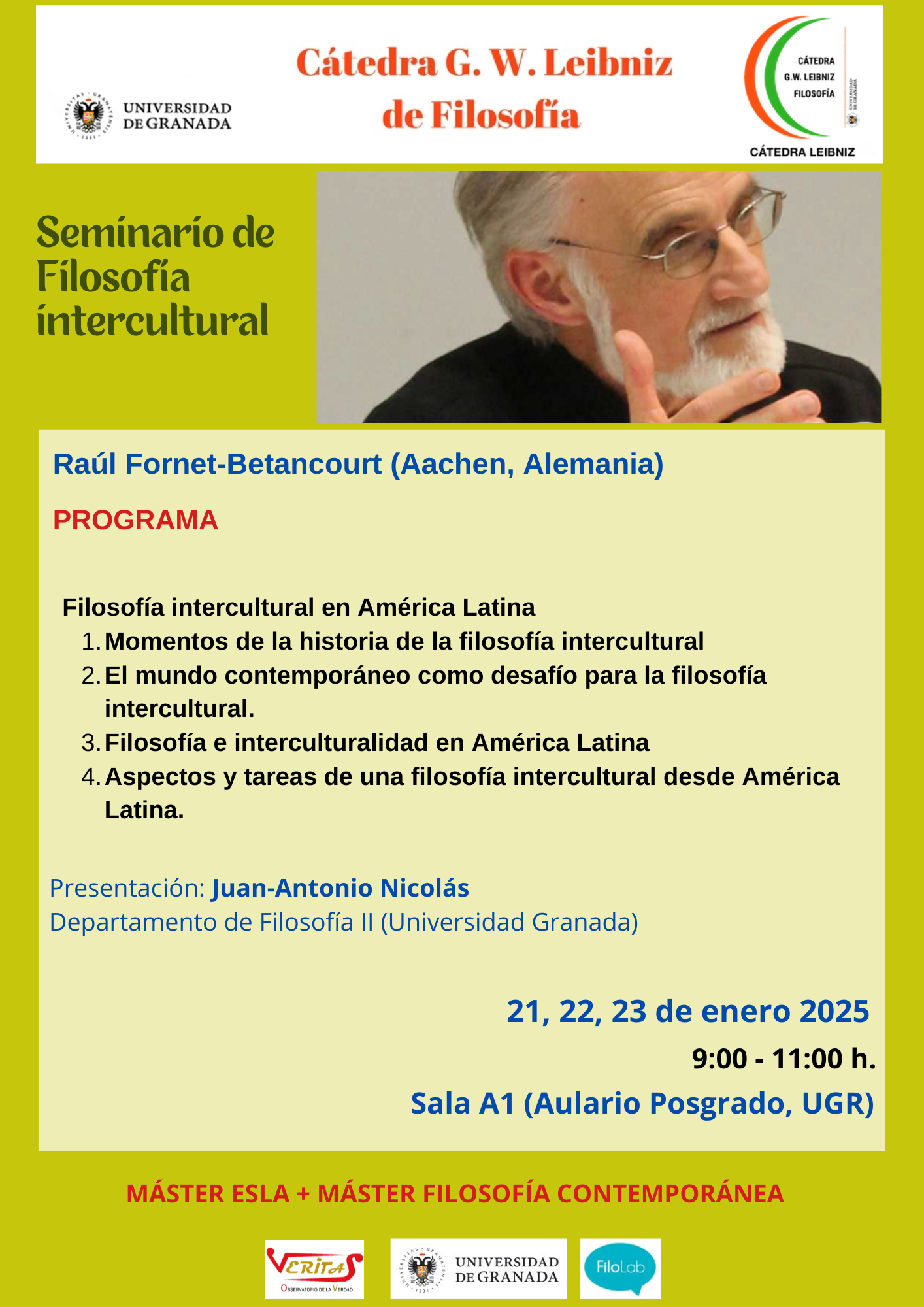 Seminario de Filosofía Intercultural.