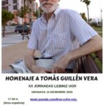 Homenaje Tomás Guillén Vera (15 diciembre 2025)